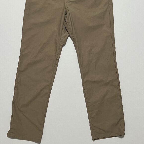 One Day Away Pants Chino Lightweight Stretch Casual Beige Men's size 34x30 - Picture 6 of 6